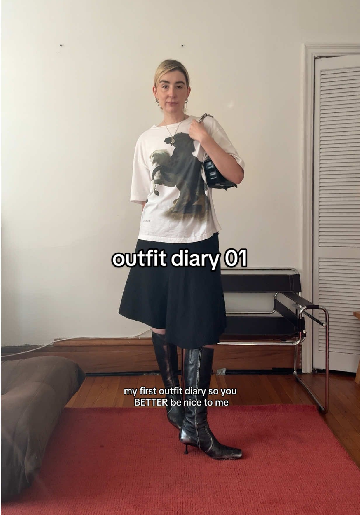 outfit diary ONE horses and boots #creatorsearchinsights #outfitsootd #alternativestyleoutfits #ootdtrends #outfitscollection