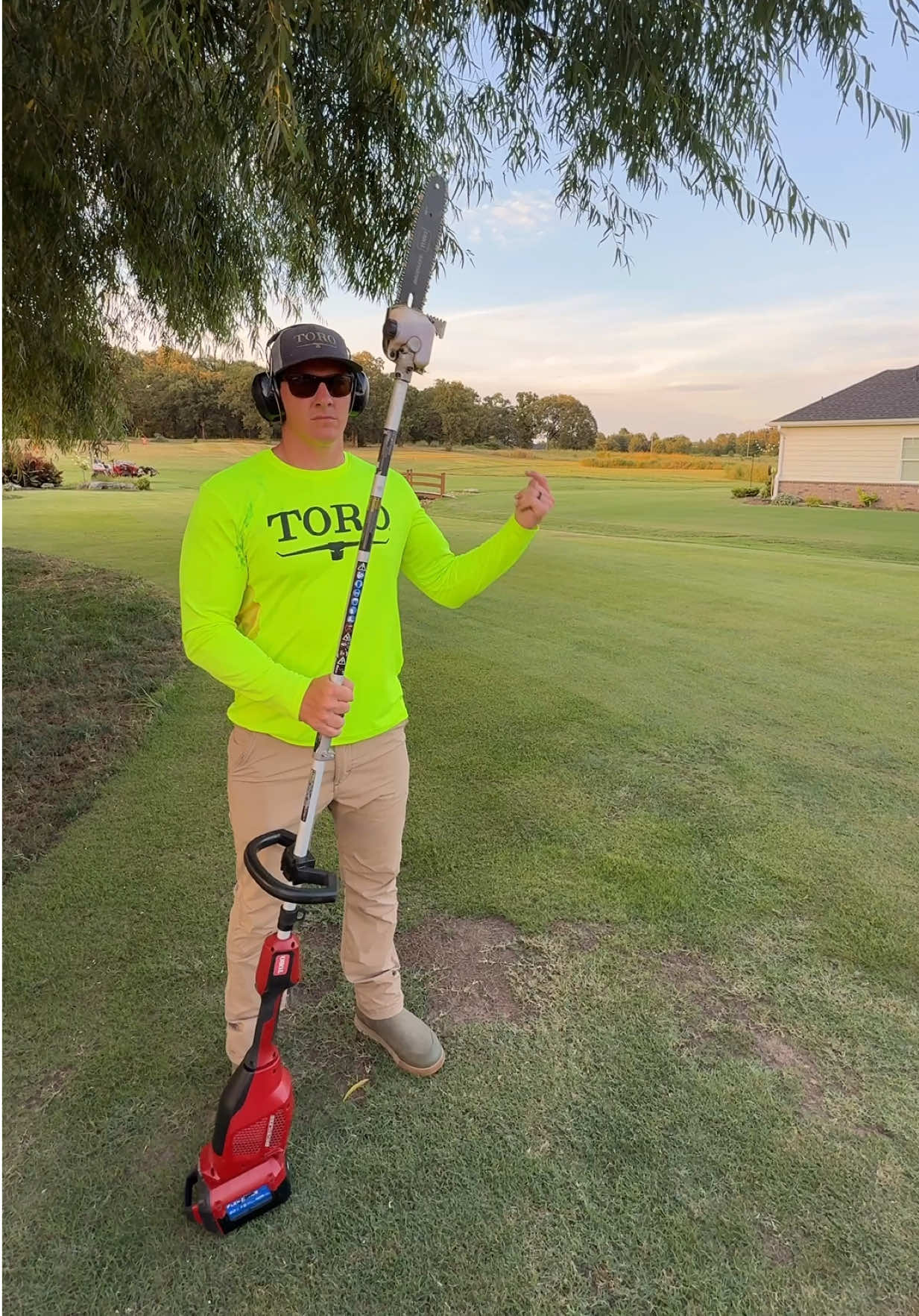 The Toro 60v attachment capable system makes lawn work a snap! #ToroPartner
