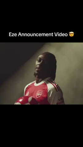 Eze Arsenal announcement video 🤯 #eze #PremierLeague #arsenal #fyp #footbal 