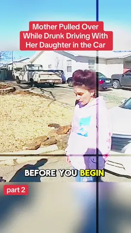 Mother Pulled Over While Drunk Driving With Her Daughter in the Car #cops #police #policeofficer #bodycam #crime 