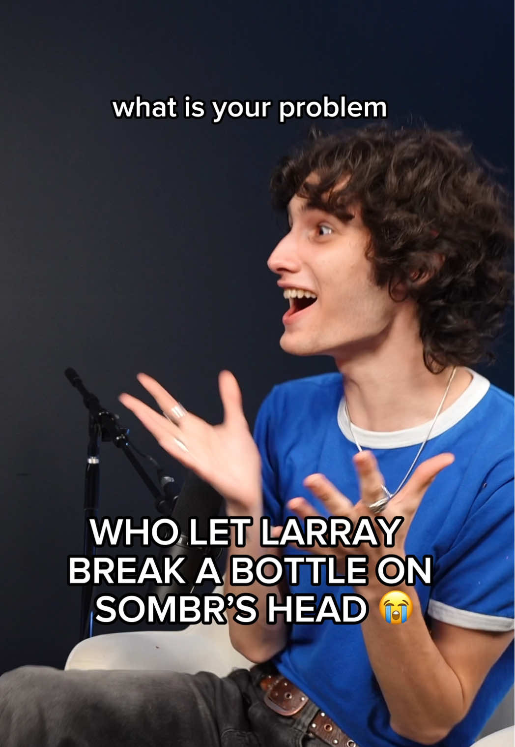SOMBR ALBUM OUT NOW AYY @sombr #sombr #larray #podcast #fyp #viral 