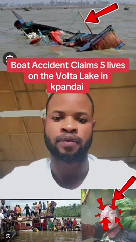 Boat Accident on the Volta Lake claims lives of mourners at Kpandai District of the northern region of Ghana,the mourners were traveling on the boat from Manbedo Resettlement Area in the Kpandai District to Grubi Electoral Area in the Krachi Nchumuru District of the Oti region of Ghana #lake #kpandai #boat #foryou #fyp 