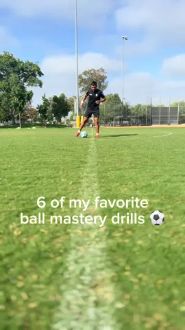 Add these drills to your pre-game or training routine to sharpen your dribbling and overall ball control using all surfaces of both feet. I typically do 1 set of 25–30 meters up and back for each variation. Consistency is key to real improvement. ⚽🔥 #Soccer #soccertraining #soccerdrills #soccerskills #footballer    