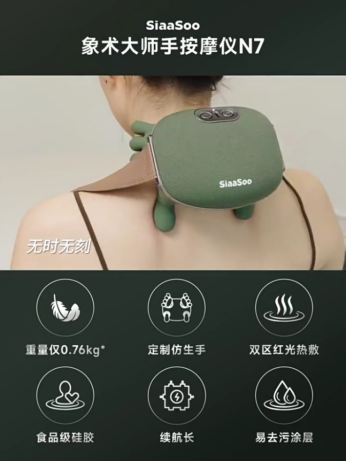 Trapezius Neck Massager Rechargeable Household #neckmassager #massager #health #halkhafay 