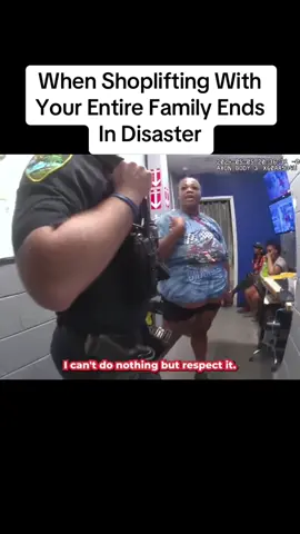 When Shoplifting With Your Entire Family Ends In Disaster #cops #police #copsoftiktok 