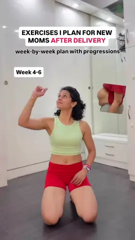 Note: Consult your OB GYN before starting any home exercise during or after pregnancy. #postpartumjourney #excerciseathome #postnatalcare #postnatalfitness #postpartumlife 