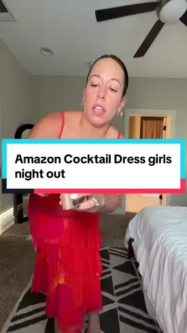 GRWM for a girls’ night out 🍸✨ This Amazon cocktail dress is giving confidence boost + comfy vibes all in one 💃 Soft tummy, thick thigh girlie APPROVED ✅ Who else loves a good Amazon dress find? 👀 #midsizefashion #amazonfashionfinds #grwm #girlsnightout #amazonstyle     
