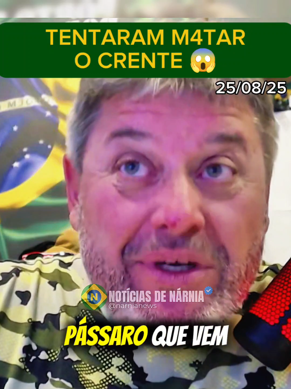 TENTATIVA DE GALO NO CRENTE 25/08/25. Desdobramentos, Pastor Sandro Rocha. #desdobramentos #pastorsandrorocha #narnianews #pastorsandrorochaoficial 
