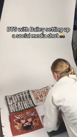 Bailey is hard at work setting up some social media shots! So many fall goodies 🍂🍁 #wholesaleaccessorymarket #fallstees #halloweenshopping #shopwholesale #fypシ 