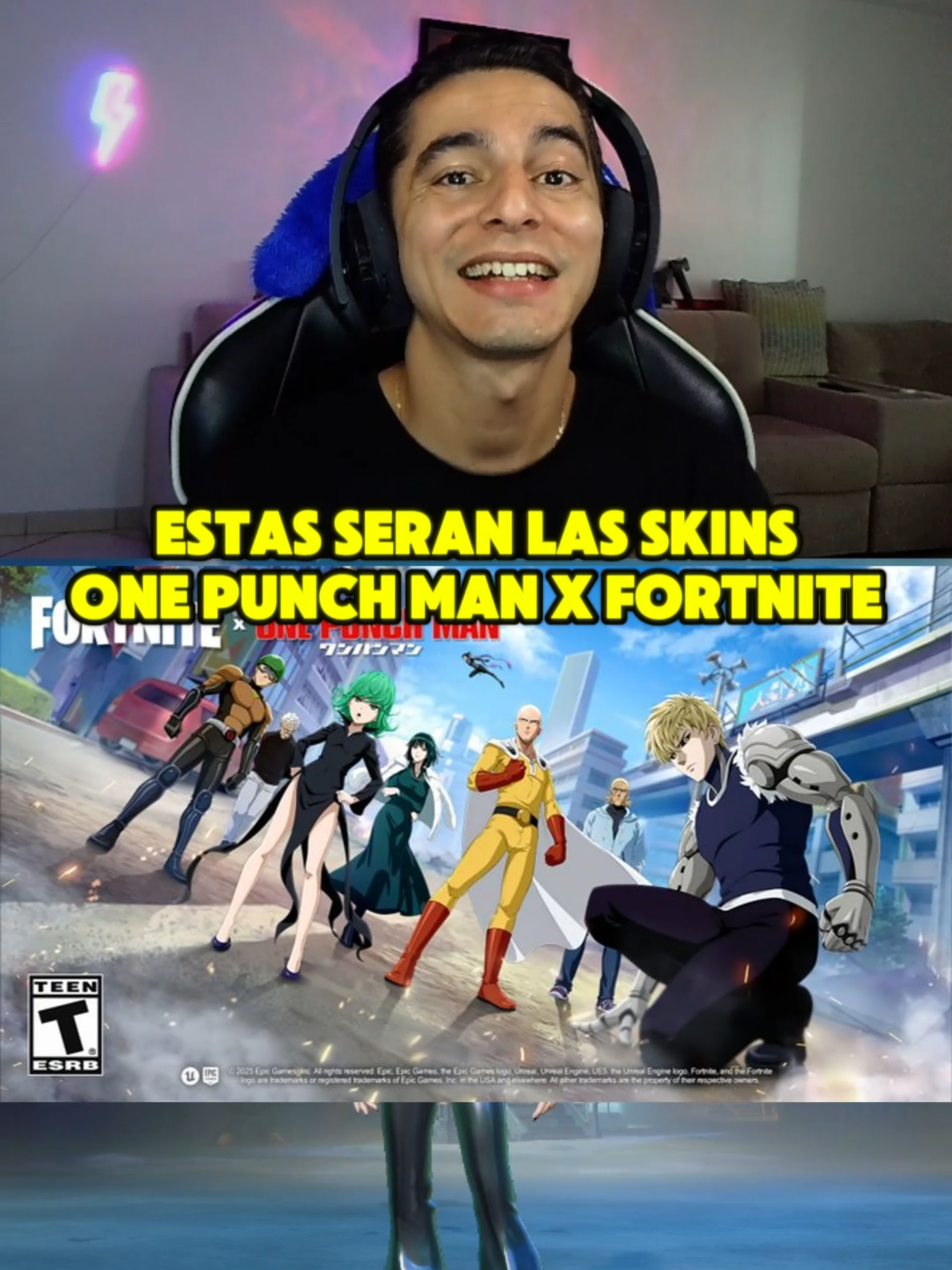 LAS SKIN DE ONE PUNCH MAN EN FORTNITE#fortnite #novedadesfortnite #noticiasfortnite #onepunchman