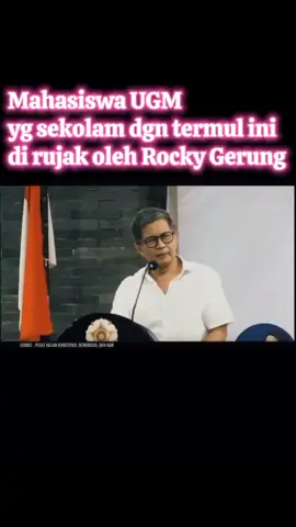Termul ini mau memprkarakan Rismon  malah duluan di rujak oleh Rocky Gerung  #rocky #ugm #termul #ijazahpalsu #ternakmulyono 