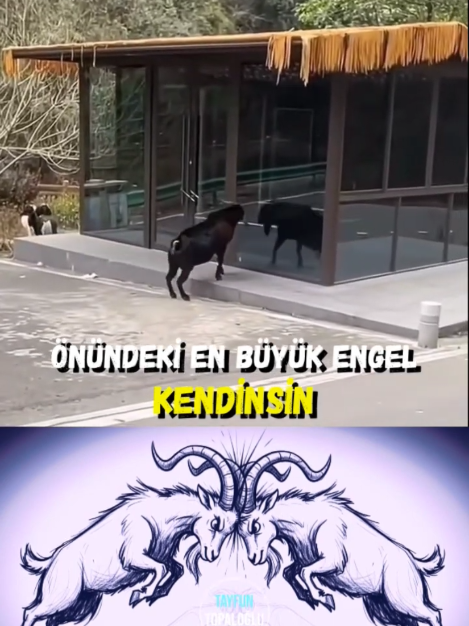 Önündeki en büyük engel, kendinsin. Kendi önünden çekil!