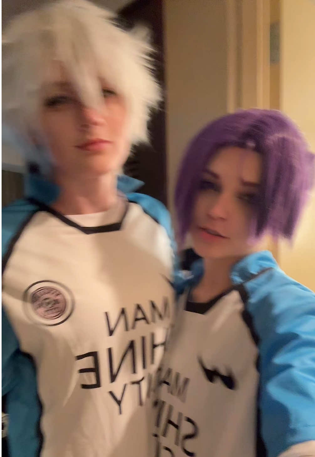 we’re literally the irls i love my bf nagi: @Kay #bluelock #bluelockcosplay #reocosplay #nagicosplay #reonagicosplay 