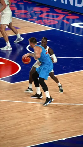 The stare down at the end 👀  #EuroBasket #Doncic #Slovenia #NBA #ViralReels