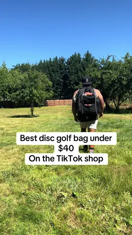 After trying a few different bags from the TikTok shop so far this one is my favorite. So many great features for an affordable price. #discgolf #frisbeegolf #discgolflife #giftideas #tiktokshop 