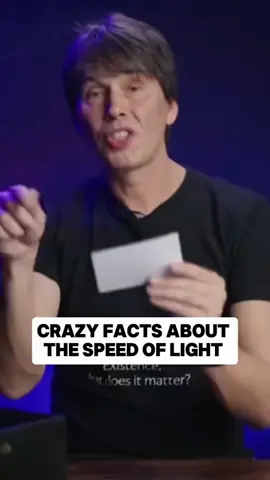 Brian Cox shares some crazy facts about the speed of light. . . . .  #briancox #speedoflight #universe #space #science