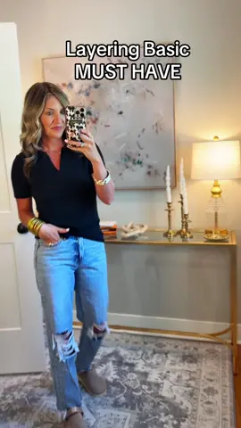 Such a comfy basic that can be styled so many ways. Running as as relaxed fit I’m wearing the small. #top #basictop #fashion #fallfashion #comfytoo @WIHOLL FASHION 