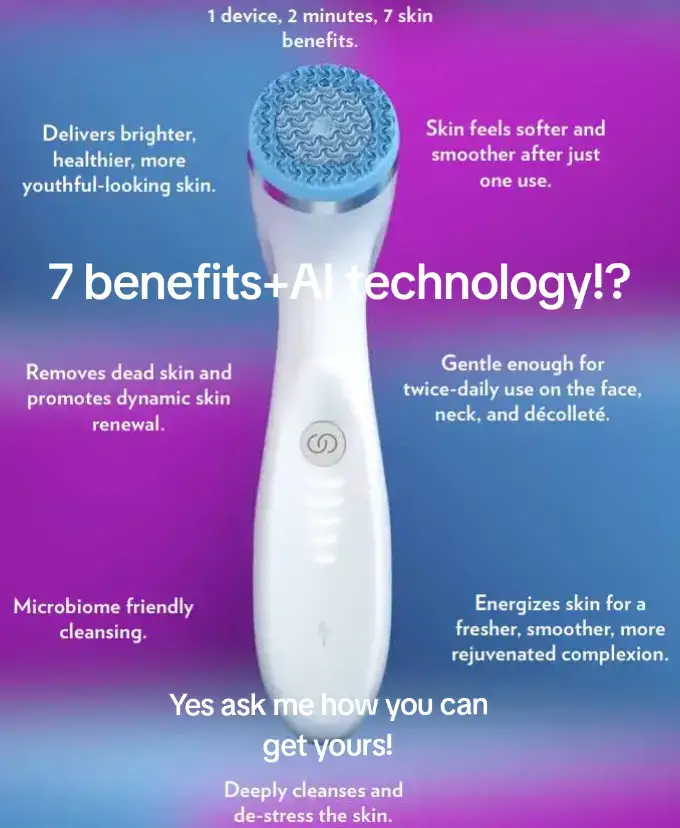 Not just 7 skin benefits in 2 minutes… this device has AI tech that scans your face to customize your cleanse. 🤯✨ Smarter skincare, better results! 💕 #SmartSkincare #GlowingSkin #LumiLife
