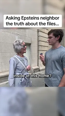 I met this lady outside Jeffrey Epstein’s NYC mansion… She said she saw powerful people like Clinton, Trump and Prince Andrew enter inside the home among others. This home in NYC was apart of Epstein’s operation. Who do you think are in the files, more importantly who is guilty in the files?
