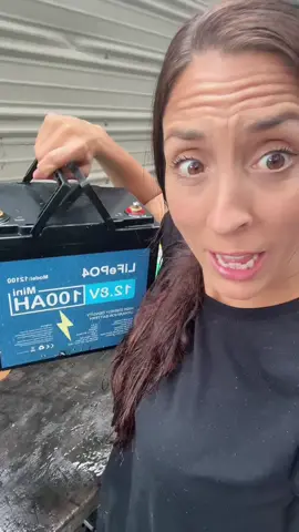 “50% lighter. Same power. Why carry dead weight?”Lithoum batteries are built tough and light💪🔥#batteries #12v #lithiumbattery #lithium #Outdoors 