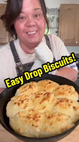One of my most popular biscuit recipes! Easy, drop biscuits without all the fuss! #mountaincookinwithmissy #buttermilkbiscuits 