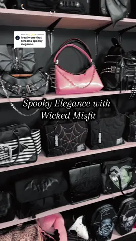 Replying to @⭐️🌙⭐️  Here are just a few that scream spooky elegance. Ready for the ball? 🧛🏻‍♀️🦇🖤 Find it on our Tik Tok Shop🕸️ #spookyseason #elegant #handbag #goth #tiktokshop 