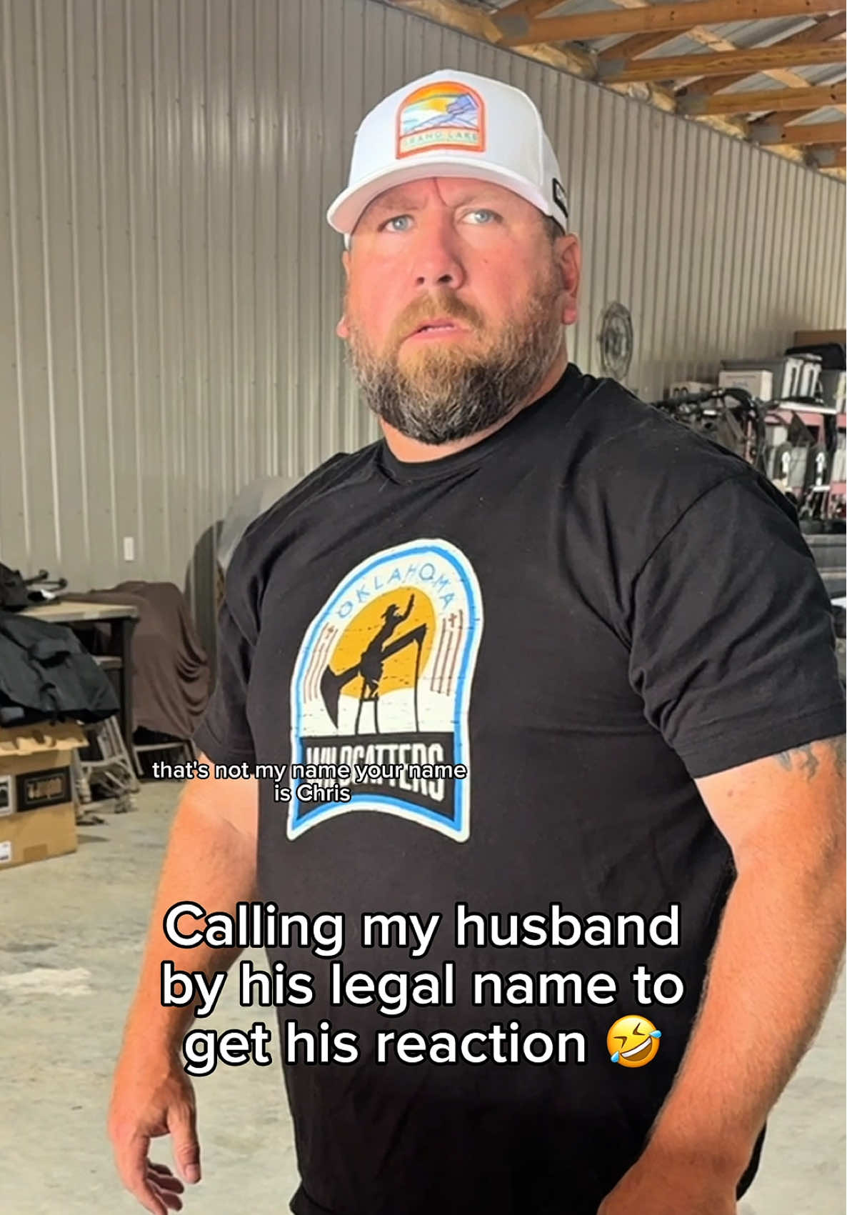 He was not having that 🤣☠️ #hayleyandmo #relatablecontent #marriagehumor #funnyhusband @Mo 