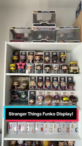 Stranger Things Funko Pop Display! @OriginalFunko #funko #funkopop #strangerthings #strangerthings5  #strangerthingsfunkopops 