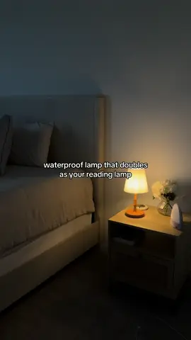 I’m seriously obsessed with this lamp it’s the perfect color! And it’s waterproof so you can put it in your shower or bath🥰 ##fyp