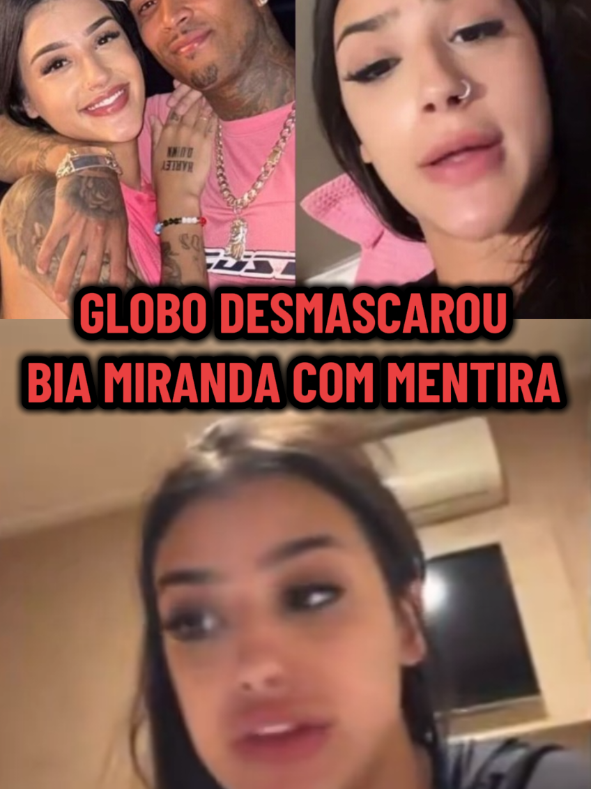 Bia Miranda é pega na mentira e desmascara pela a Globo em rede nacional