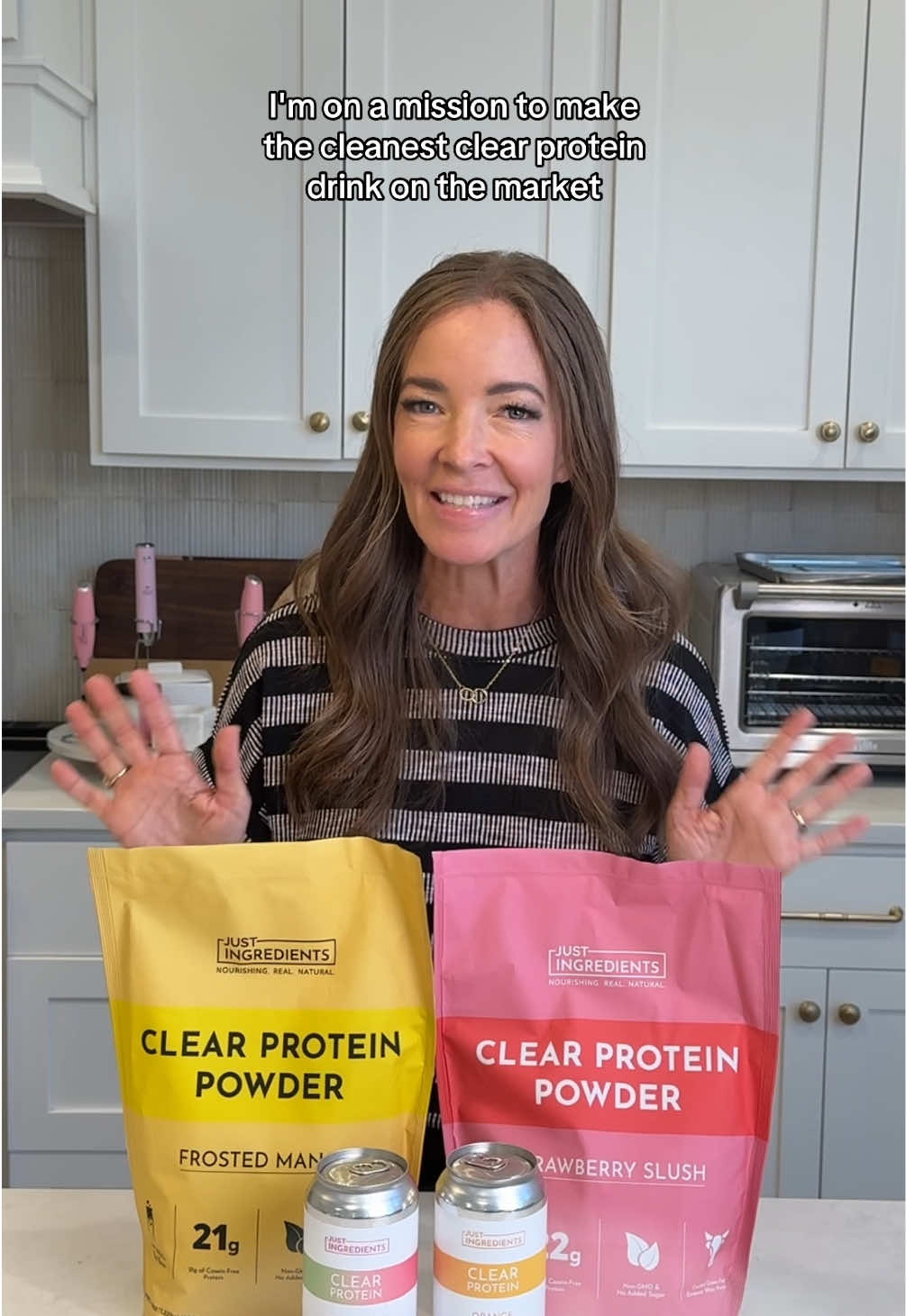 Clear protein is trending, but did you know that ours is the cleanest on the market? #fyp #clearprotein #trending 