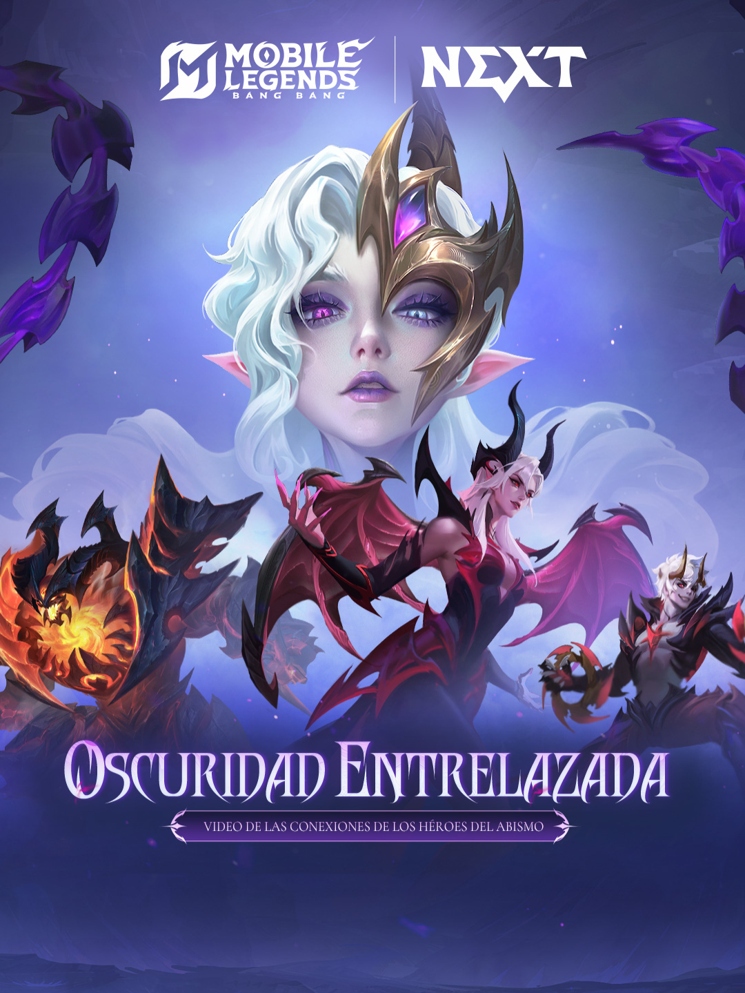 ¡Oscuridad entrelazada, conexiones de los héroes del Abismo reveladas! #MobileLegendsBangBang #MLBBNEWHERO #MLBBOBSIDIA #AbyssStriveForTomorrow #MLBBNEXT2025