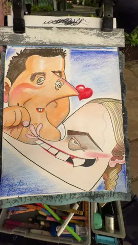 I love this one💙 #caricature #funny #art #fyp 