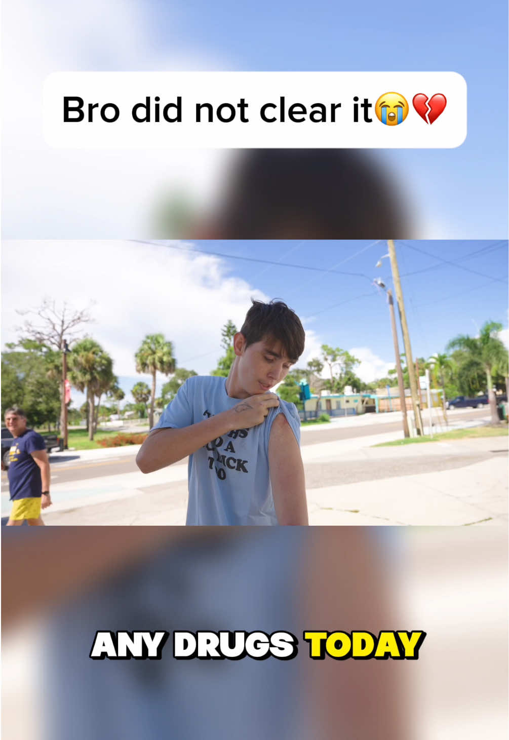 He really thought he had it lmao 