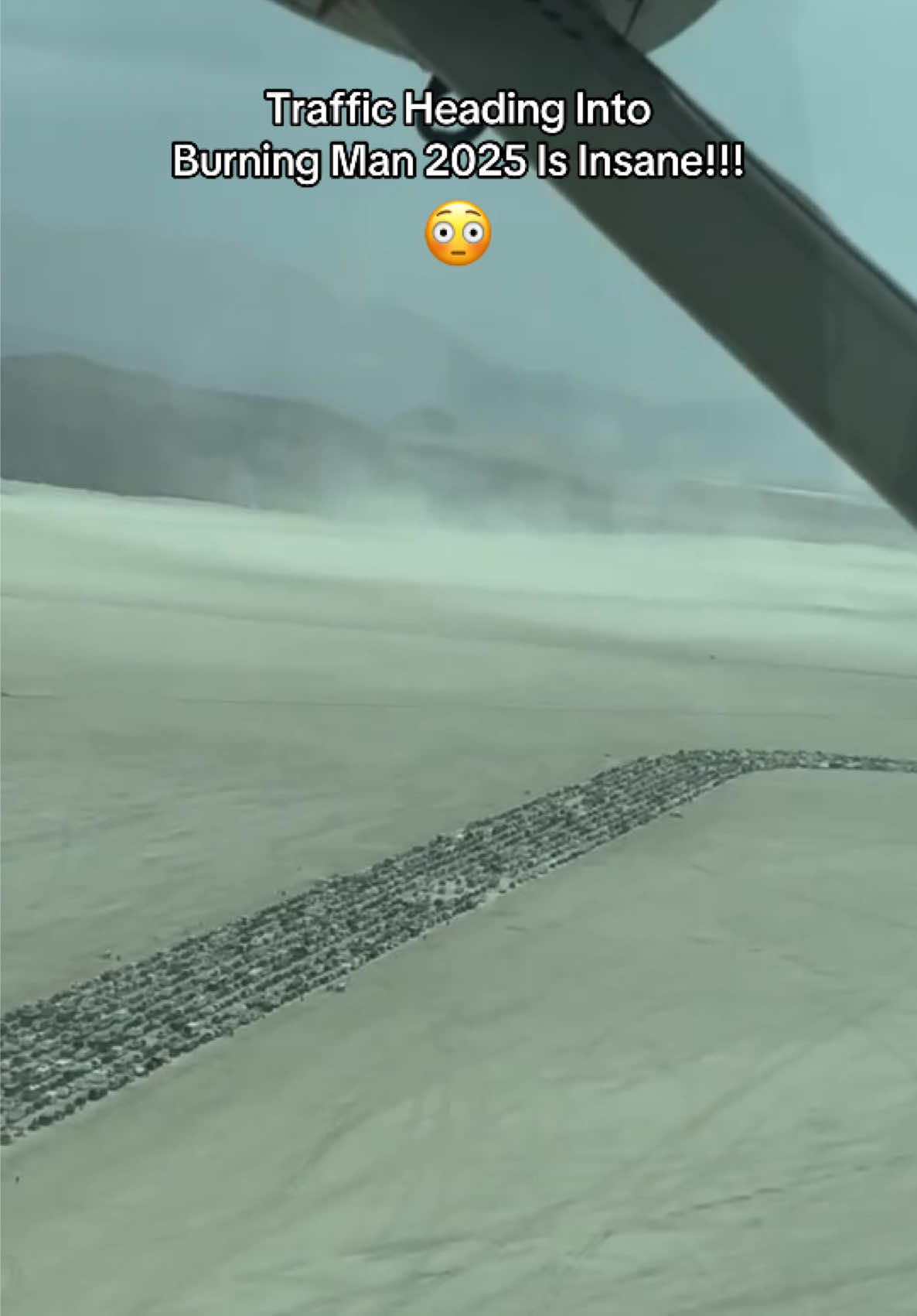 The Traffic Heading Into Burning Man 2025 Is Insane 😳 #burningman #burningman2025 #edm #festival #musicfestival 🤳: KatKorri via IG 