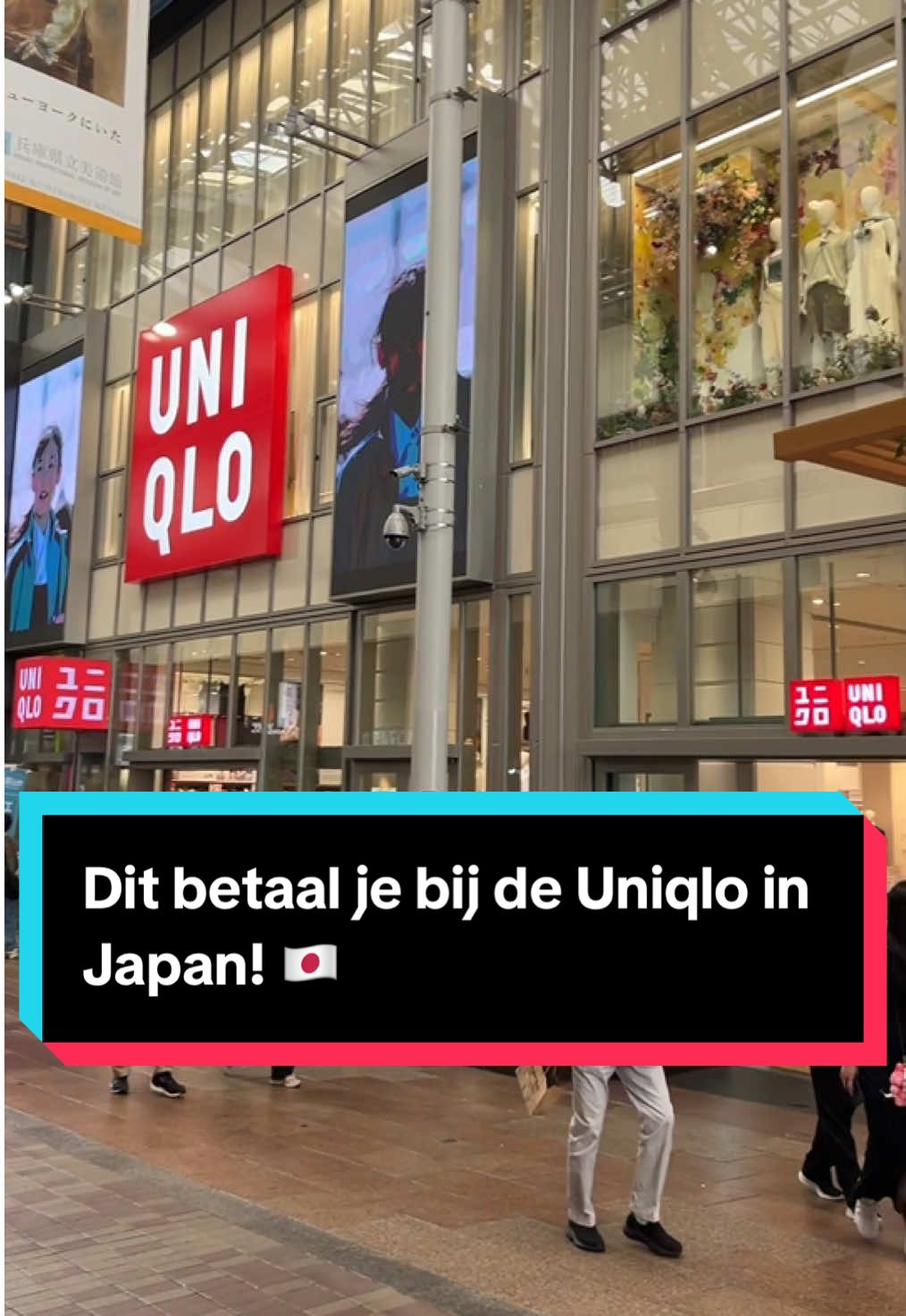Dit betaal je bij de Uniqlo in Japan! 🇯🇵 #uniqlo #japan #japanfashion #tokyo #tokyoshopping 