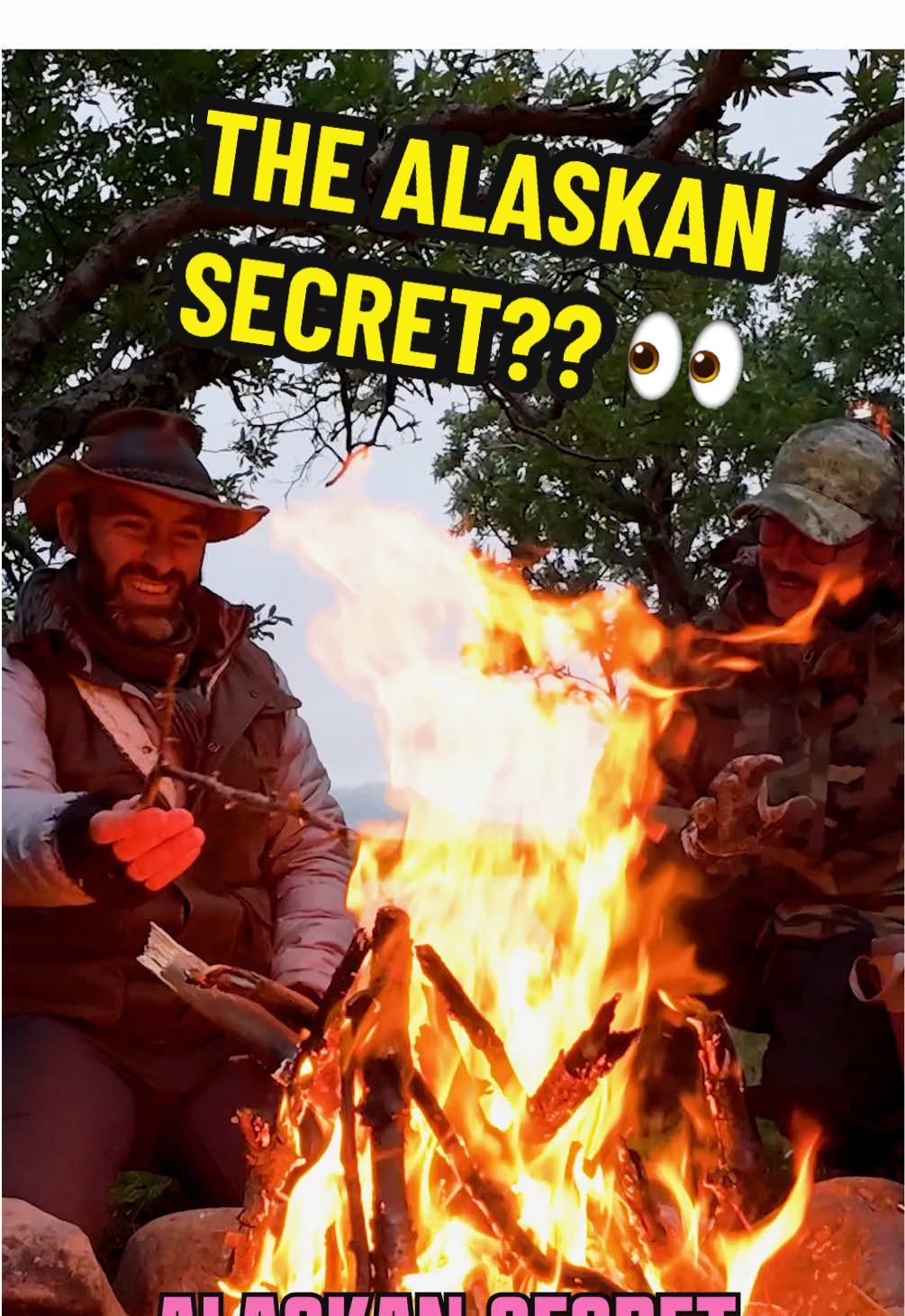 After hours of battling the Alaskan wilderness, @Portugal. The Man finally reveals the secret he’s been hiding from @Coyote Peterson ... Pop-Tarts! A rare taste of comfort in the middle of nowhere… until one of them lands straight in the fire. See how it all goes down in this new episode, 🔗 in bio! #coyotepeterson #bravewilldeness #portugaltheman #survival #poptarts 