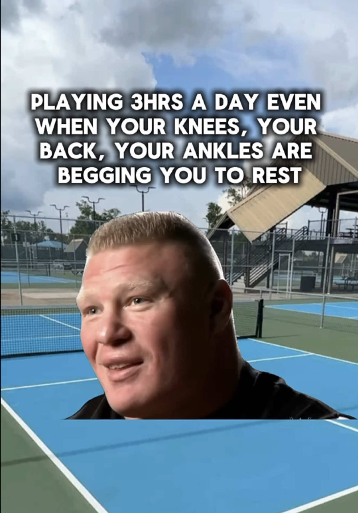 I’ll rest when I’m dead 😎 #pickleball #pickleballislife #pickleballtiktok #fyp #dinkdudes 