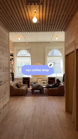 reason 5327 why i love nyc- stumbling into the coolest coffee shops w homemade almond milk, endless books, comfortable seating, wifi, and good music 🤍🤍 fast times in buck mason soho >>> #nyccoffee #coffeeshop #homemadenutmilk #aestheticcoffeeshop 