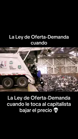 🧨 La destrucción del excedente actúa como un mecanismo de control artificial de la escasez. Aunque haya abundancia física, la lógica del mercado requiere mantener una cierta escasez relativa para que el sistema de precios funcione. Si hay demasiado de un producto disponible, la ley básica de la oferta y la demanda haría que el precio cayera en picado. Para evitar esto y proteger sus márgenes de beneficio, las empresas prefieren eliminar el excedente físicamente, manteniendo así el precio alto para las unidades que sí venden. Es una forma de proteger la inversión y el capital ya realizado. Tirar el excedente es una consecuencia perversa de un sistema donde el valor de cambio (el precio y la ganancia) domina sobre el valor de uso (la utilidad práctica del producto). La mercancía solo tiene valor en la medida en que puede venderse; si no puede venderse a un precio rentable, su existencia se convierte en un problema para la integridad del mercado, y la solución más inmediata dentro de esa lógica es su eliminación. Si una empresa inunda el mercado con sus excedentes a precios muy bajos o los regala, corre el riesgo de devaluar su propia mercancía. Los consumidores podrían acostumbrarse a esos precios bajos y negarse a pagar el precio original en el futuro, lo que destruiría la rentabilidad a largo plazo. Por último, distribuir el excedente conlleva costos logísticos, de almacenamiento y de redistribución que la empresa no está dispuesta a asumir si no obtiene una ganancia a cambio. Regalar productos no genera ingresos y, de hecho, puede suponer un gasto adicional. Desde una lógica puramente capitalista de maximización del beneficio, es más racional (aunque social, ecológica y moralmente horrible) destruir la mercancía que incurrir en costos adicionales para regalarla, ya que esta última opción no contribuye en nada al objetivo primario de acumulación de capital. #comunismo #socialismo #liberal #fyp #parati 