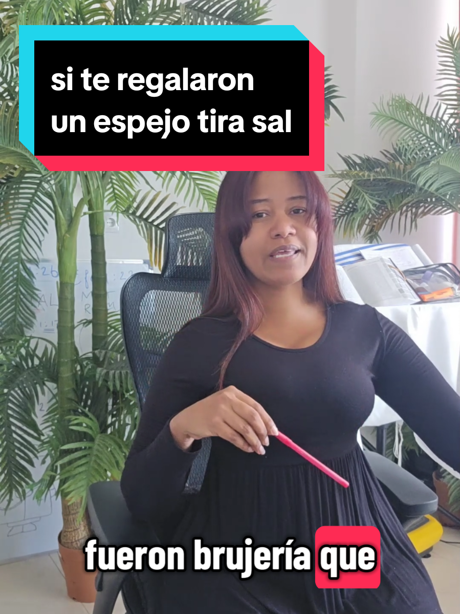 si te regalaron un espejo tira sal