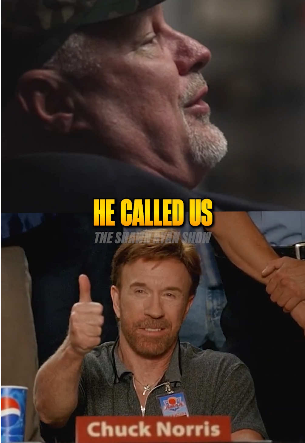 You don’t call Chuck Norris… He calls you. 😂 #chucknorris #comedy #shawnryanshow #podcast 