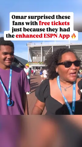The ultimate surprise for these #USOpen fans! #giveaway #surprise 