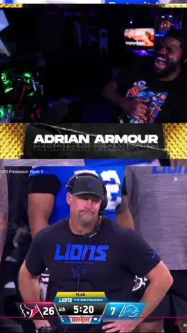 I knew Hendon Hooker was getting released in this moment #nfl #reaction #detroitlions #onepride