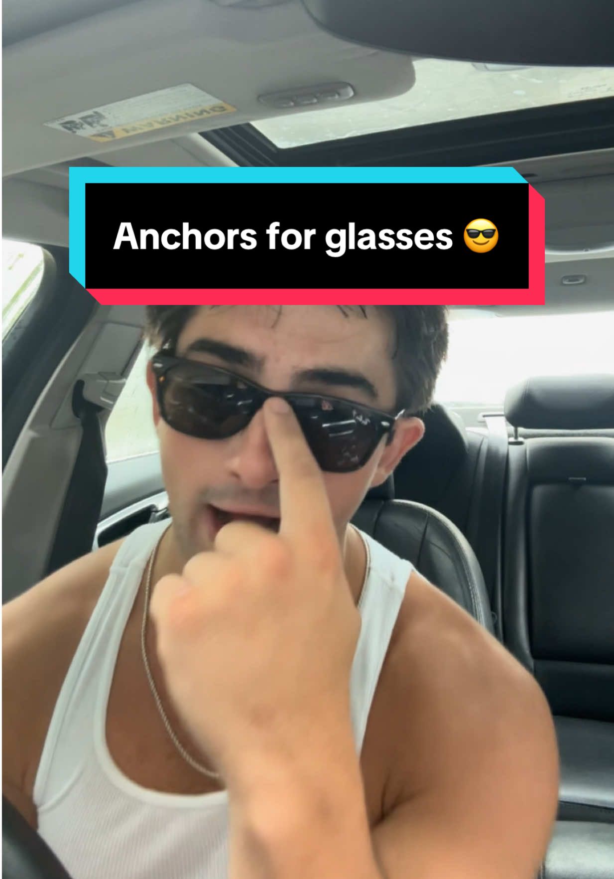 Stop pushing your glasses back up #glasses #glassesaccessories #antislip #nomoreslipping #anchorglassesstraps #tiktokshop