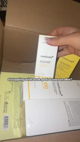 Bye dark spots 👋 Hello glow! 🌟 Medicube Kojic Set = brighter, even skin in weeks. #Medicube #GlowUp 