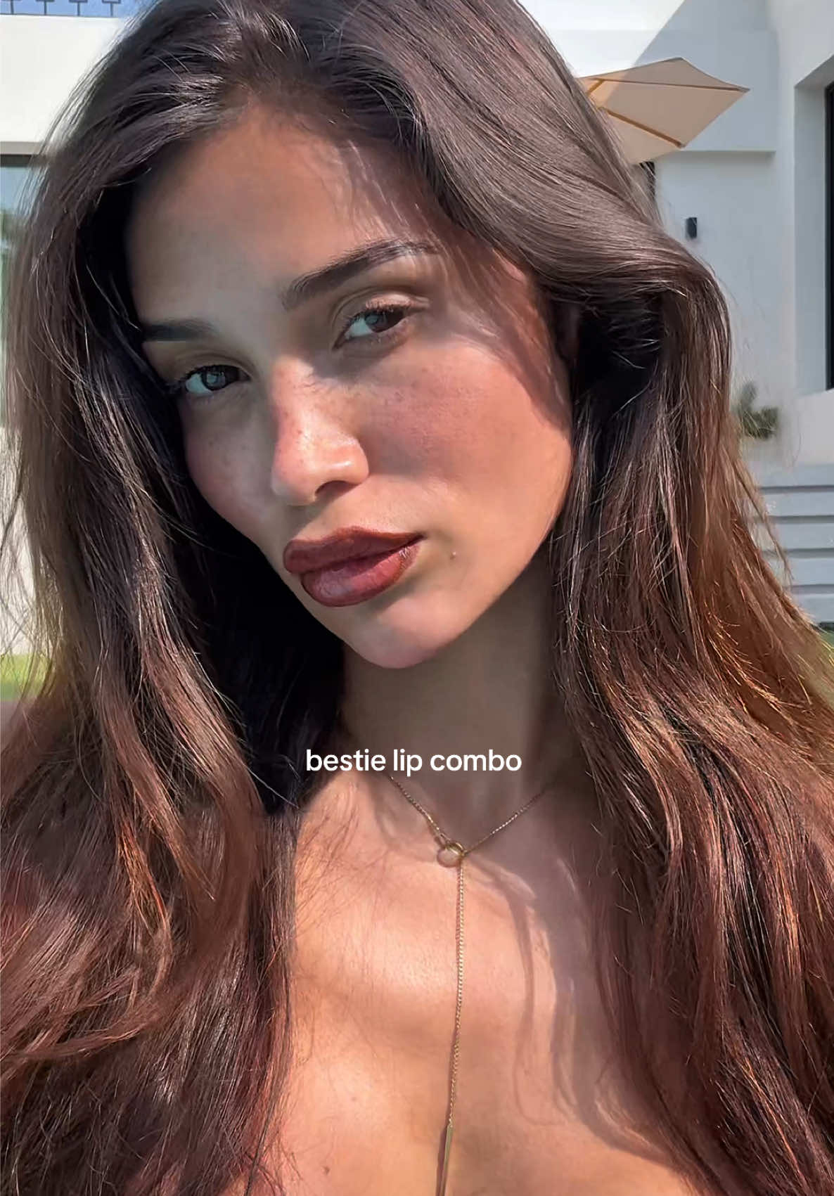 Holiday makeup with your bestie to beat the summer heat > #lipstain #lipcombo #fyp 