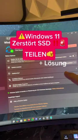 Windows 11 Update zerstört deine SSD Festplatte🚨 #windows #windows11 #ssd #update 