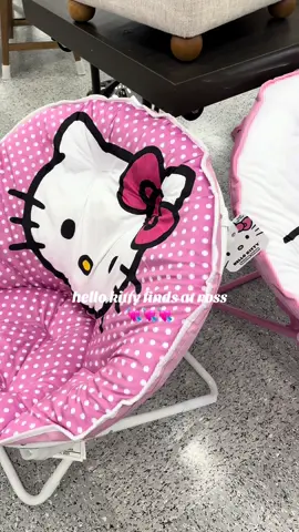 the hello kitty saucer chairs are back!🩷 #hellokitty #hellokittyfinds #viralvideo #foryoupage #hellokittyrossfinds 