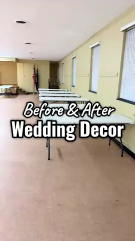 Before and After Wedding Decor #weddingdecor #beforeandafter #wedding2025 #eventdecor #southcarolina 